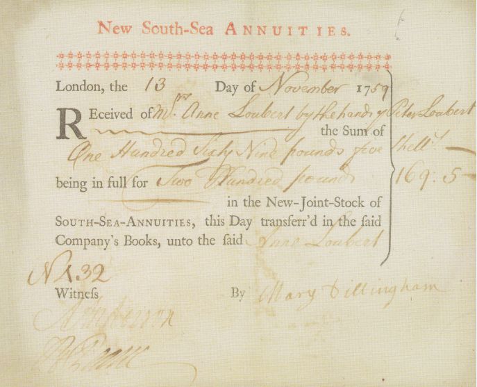 South Sea Share