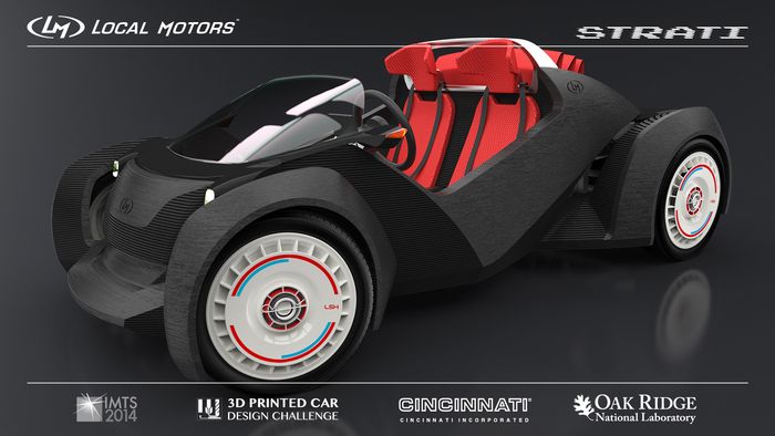 3d printed car